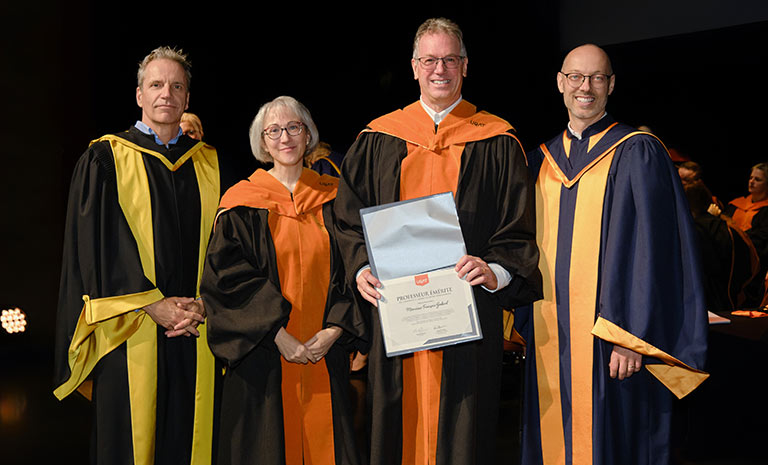 Martin Hudon, Manon Champagne, François Godard et Vincent Rousson 